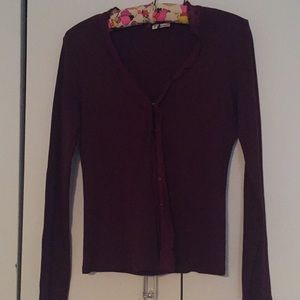 Anthropology cotton cardigan